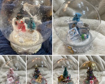 Christmas snow globe (assorted)