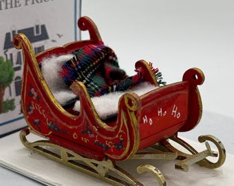 Dolls House 1/48th / 1:48 /Quarter Scale - Sleigh