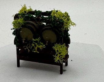 Dolls House 1/48th - Barrel Rack