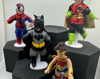 Dolls House Miniatures - 1/12th child dolls in Fancy Dress (Super Hero's) x1