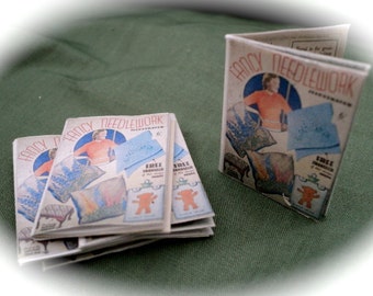 DOLLS HOUSE MINIATURES - 1/12th Period Sewing Magazine