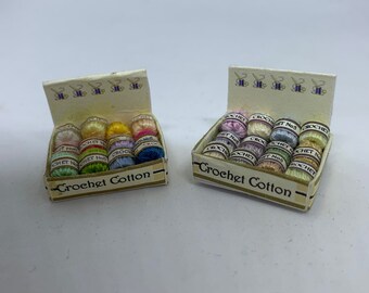 Dolls House Miniatures - Crochet Counter