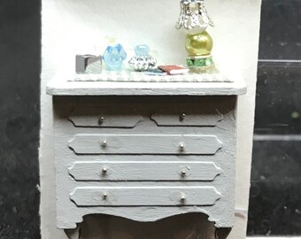 Dolls House Luxury Dressed 1/48th french drawers -