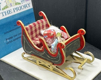 Dolls House  1/48th Sleigh
