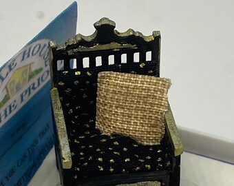 Dolls House 1/48th - Oriental Chair