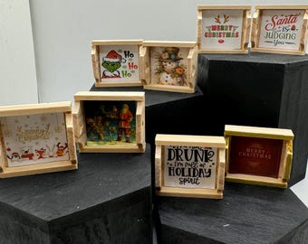 Dolls House Miniatures - Christmas tray x1 various