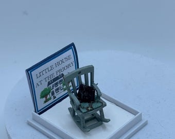 Dolls House 1/48th / 1:48 /Quarter Scale - rocking chair
