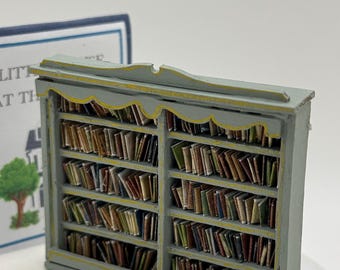 Dolls House 1/48th / 1:48 /Quarter Scale - Large Bookcase