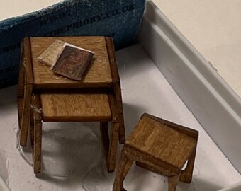 Dolls House 1/48th - nest of tables