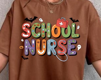School Nurse Halloween Shirt: Spooky Season Tee