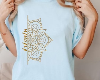 Mandala Feministskjorta: Protest Motstå, Anti-Trump