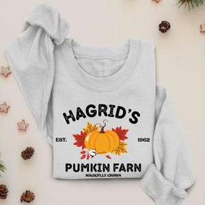 Hagrid&#39;s Pumpkin Patch Sweatshirt: Halloween HP Fan Shirt