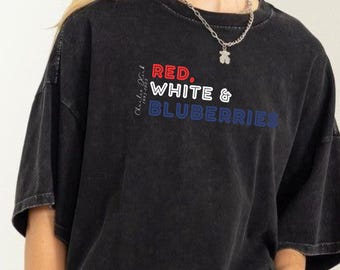 Red White & Blueberries Memorial Freedom T-Shirt