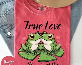 Personalized Frog Couple T-Shirt, Funny Anniversary Gift