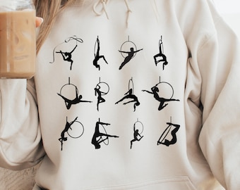 Aerialist T-Shirt: Trapeze Acrobat Gift