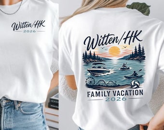 Family Lake Vacation Shirt, Lake Life Matching Family Tee, Summer Lake Trip T-Shirt, Cabin Family Gift