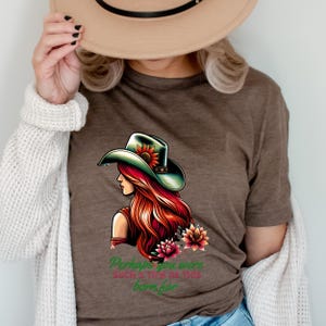 Western Shirt, Perhaps You Were Born For Such a Time as This Christian Shirt,  Vintage Cowgirl Aesthetic Shirt, Boho Shirt, Christian Gift