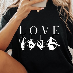 Fly High in Fashion with this Aerialist Tee - Ideal Gift for Circus Lovers, T-shirt for the aerial gymnastics fan, Aerial Trapeze Sweatshirt