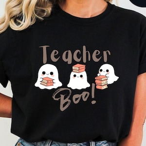 Halloween Teacher Shirt: Teaching My Boos - Spooky Season Tee