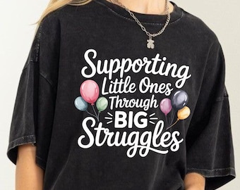 Child Therapist Gift Shirt: Supporting Little Ones - Comfort Colors Tee