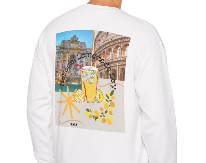 Featured listing image: Lemonade Dreams Unisex Sweatshirt - Cozy, Stylish, Perfect for Spring, Ideal for Casual Outings, Great Gift for Friends, Beach Vibes
