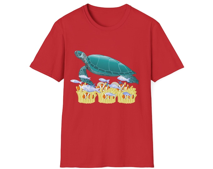 Featured listing image: Sea Turtle T-Shirt, Nature Lover Gift, Conservation Tee, Ocean Awareness Apparel, Sustainable Fashion, Eco friendly, have fun