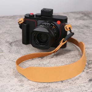 Handmade Leather Camera Neck Strap: Quick Release, Leica, Fuji
