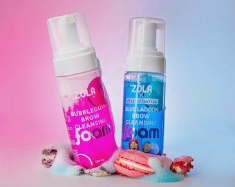 ZOLA Eyebrow Cleansing Foam | Blue Lagoon & Bubblegum 150ml