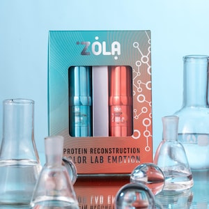 Novo Zola Color Lab Emotion Sistema de Reconstrução de Proteína para Sobrancelhas e Cílios 2*10 ml