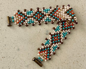 Beaded Bracelet. Southwest-Theme Bracelet