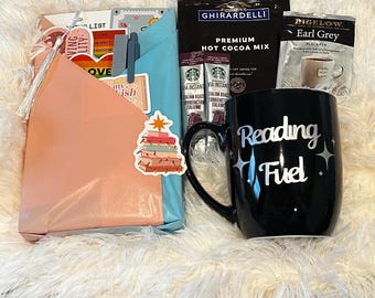 LGBTQ+ Gift Basket for Readers! Pride Gifts for Book Lovers - Blanket, Mug, Suprise Book (Romance, Dark Romance, Mystery/Thriller)