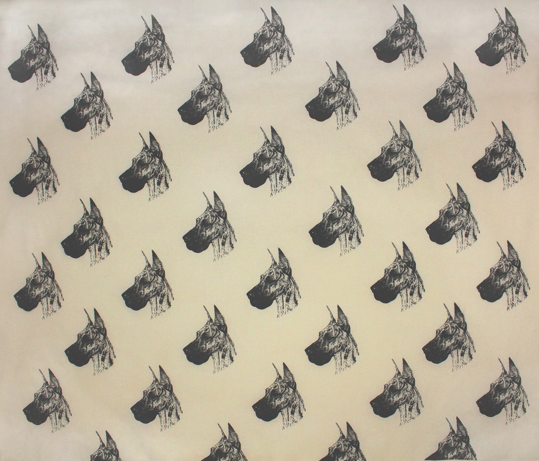 Great Dane Fabric/36x44/all Cotton Northcott/craft Supplies & Tools