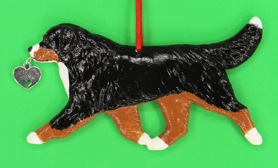 Bernese Mountain Dog Christmas Ornament/home and Living/home Etsy