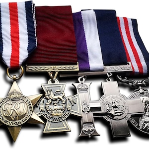 Military medal Set France Germany Star , Victoria Cross , Military Cross , George Cross & Military Medal Repro