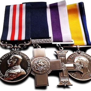 Military medals Set , George Cross , Military Cross , British Medal Repro