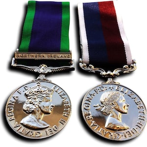 Military Medals The General Service Medal Northern Ireland Medal 1962 Campaign service Repro