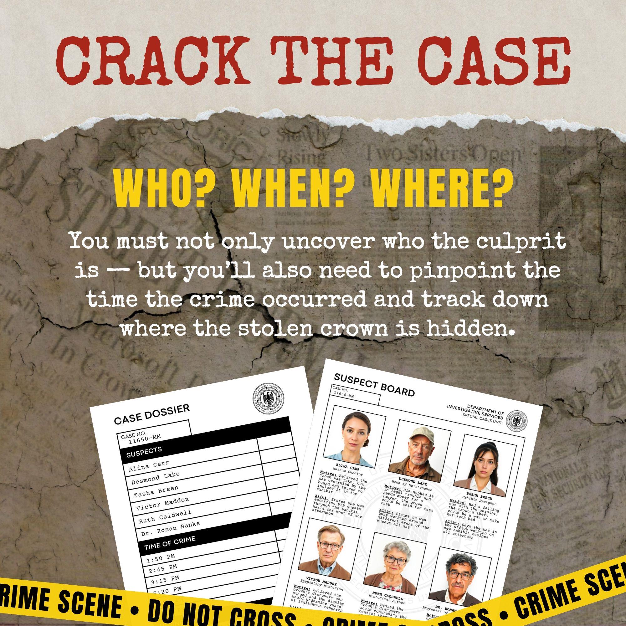 Printable Mystery Game for Teens and Adults | Printable Case File ...
