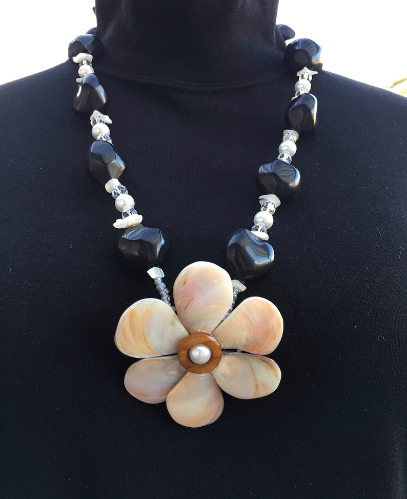 Kukui Nut Shell Necklace Etsy