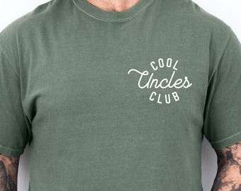 Cool Uncles Club Shirt, Uncle Appreciation Tshirt, Pregnancy Announcement Tee, Uncle Gift, Funny Uncles Cool Club Tshirt, Comfort Colors