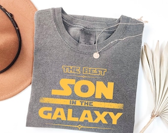 Best Son in the Galaxy T-Shirt - Cool Son Gift, Funny Space Tee, Birthday Shirt for Son, Galaxy Theme Son Shirt, Gift from Mom or Dad