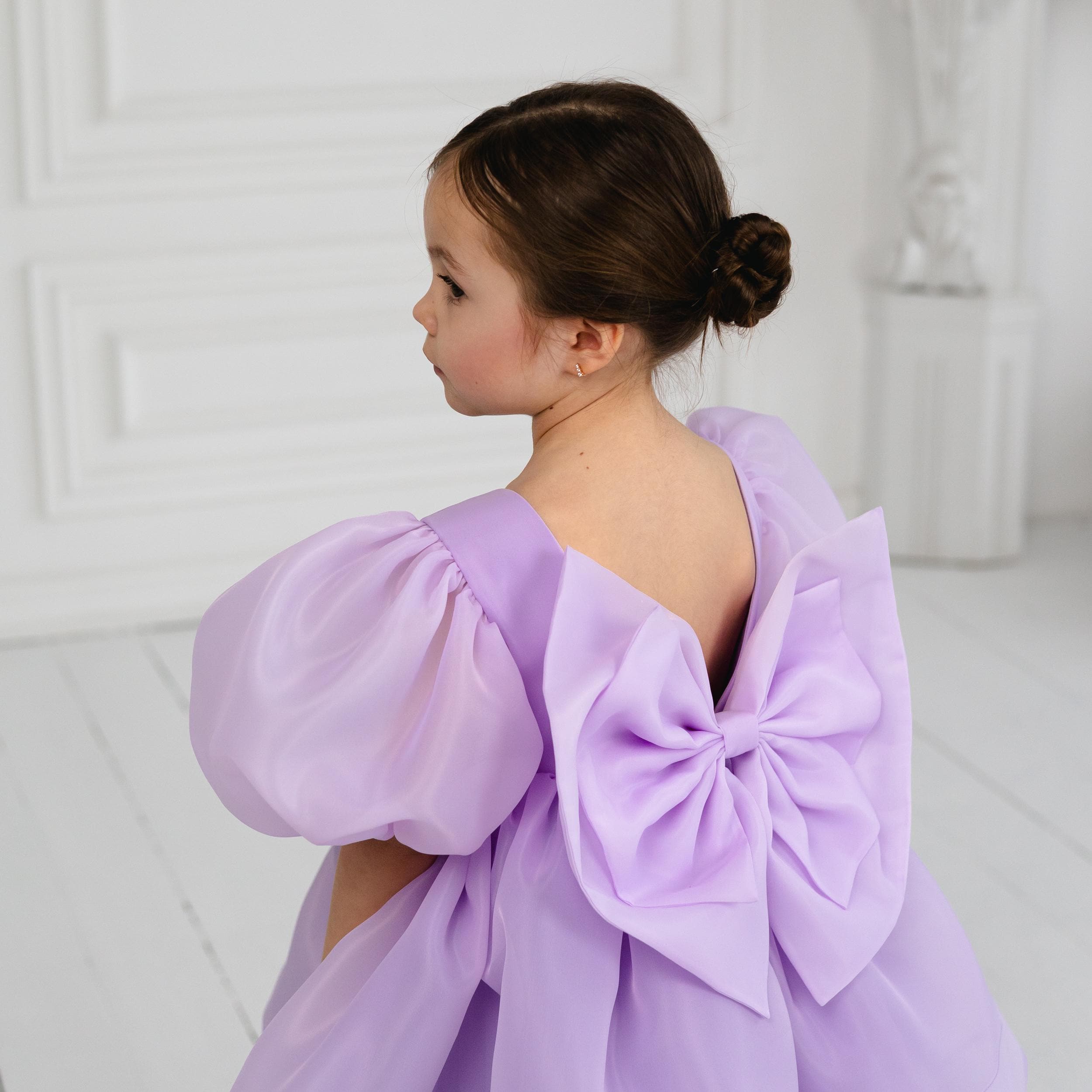 Purple Organza Dress - Etsy