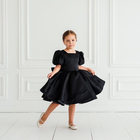 girl black dress 2Bunnies Girls' 12M-12yr Peony Lace Maxi Flower sleeveless 2T perfect part of the wedding party when she wears this stunning dress Fiona Flower Luxury Girls Dress