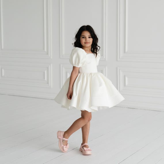 blue dress for baby girl Elegant Ball Gown 2 Pieces Long White Tiered Prom Dress 21th Birthday  Outfits P2144