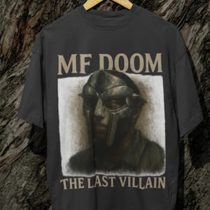 MF DOOM T-Shirt | Hip Hop Legend Graphic Tee | Rapper Streetwear Merch | Underground Hip Hop Clothing