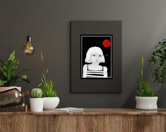 Title ' Marnelly' , art print from original painting