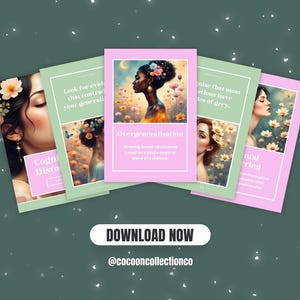 Cognitieve vervormingskaarten voor emotionele helderheid digitale download printables afbeelding 2