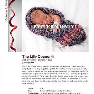 Baby Cocoon Crochet Pattern: (INSTANT DOWNLOAD)