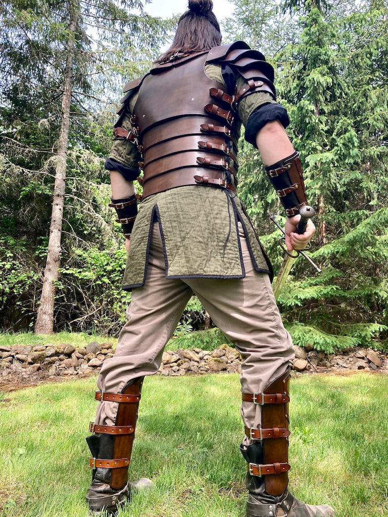 Full Set Norse Rune Heavy Leather Armor Etsy