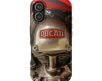 Vintage Motorcycle Design Black Phone Case