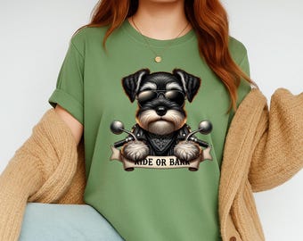 Motorcycle Dog Lover T-shirt | Biker Dog Tee